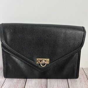 Capezio Vintage Black Clutch Bag